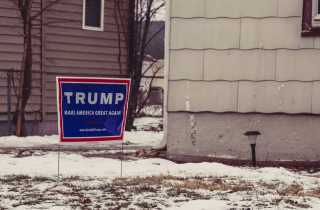 Donald Trump yard sign