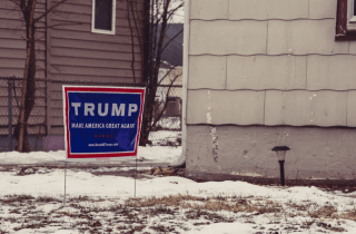 Donald Trump yard sign Donald Trump yard sign